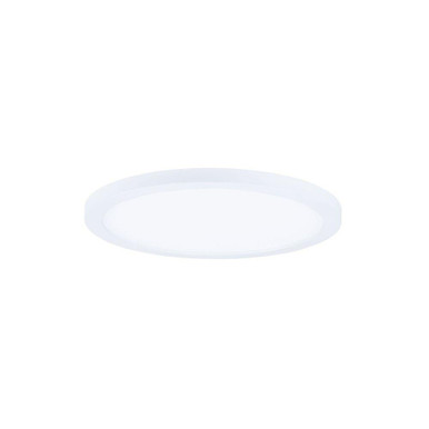 Wafer 1 Light 7 Inch Wide White Glass Flush Mount by Maxim - 58812WTWT