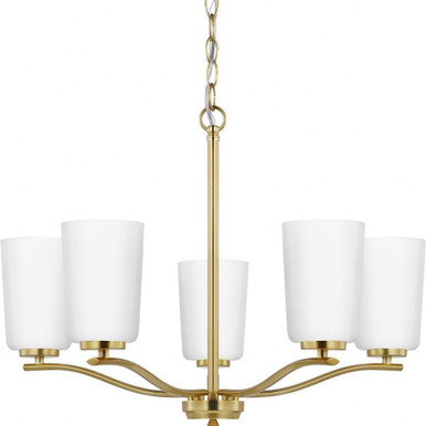 Adley 5 Light Medium Linear Chandelier by Progress - P400350