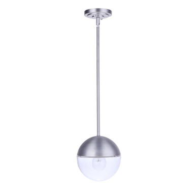Evie 1 Light Outdoor Pendant 8.19 Inch Tall and 7.5 Inch Wide by Craftmade - ZA3411-SA