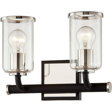 Aeon 2 Light Vanity Light by Troy - B7682-TBK/PN