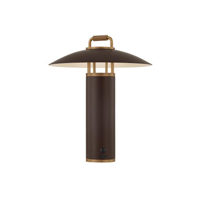 Birk 2W 1 LED Outdoor Table Lamp 13.75 Inch Tall and 13 Inch Wide by Troy - RTL7914-PBR/BRZ