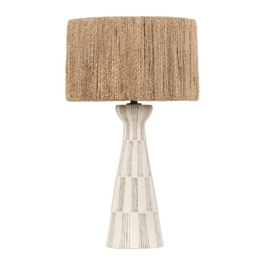Palma 1 Light Table Lamp 30 Inches Tall and 17 Inches Wide by Troy - PTL1230-SBK/CGH