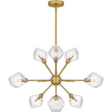 Salvador 9 Light Chandelier 18.75 Inch Tall and 30 Inch Wide by Quoizel - PCSVD5034