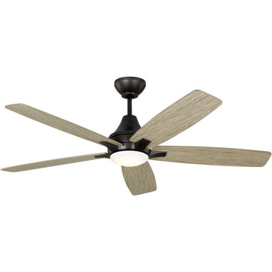 Lowden 5 Blade Ceiling Fan 52 Inch Wide by Generation - 5LWDR52AGPD