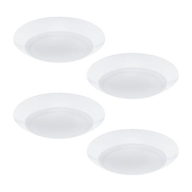 Disc 15W 1 LED Flush Mount (Pack of 4) 7.5 Inch by WAC Limited - FM-306-9CS-WT-4