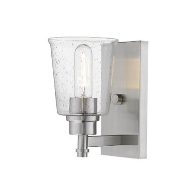 Bohin 1 Light Wall Sconce in Fusion Style 5 x 8.5 Inch by Z Lite - 464-1S-BN