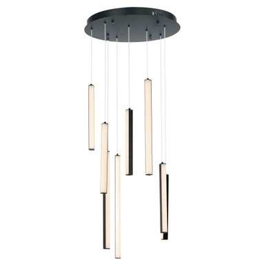 Hover 408W 8 LED Large Pendant by ET2 - E21377-BK