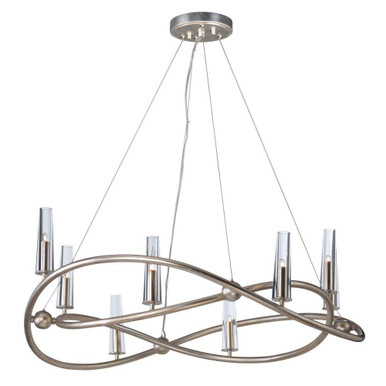 Entwine 8 Light Oversized Chandelier by Maxim - 38497CLGS