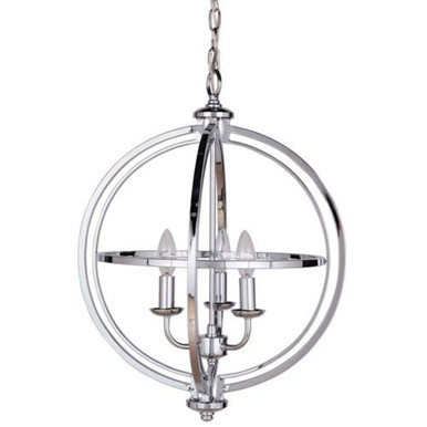 Berkeley 3 Light Small Foyer Chandelier by Craftmade - 40133