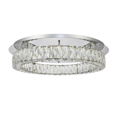 Monroe 0.23W 1 LED 25.6 Inch Wide Flush Mount by Elegant - 3503f26c