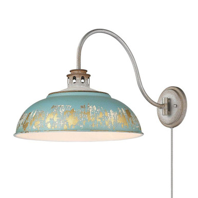 Kinsley 1 Light Wall Sconce by Golden - 0865-A1W