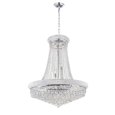 Empire 19 Light Chandelier with Chrome Finish by CWI - 8001P32C