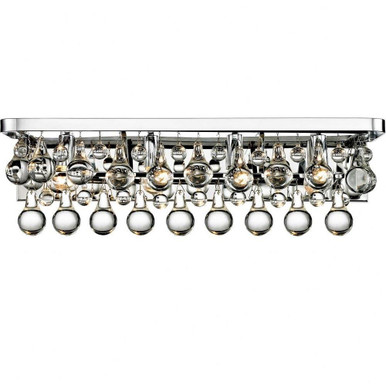 Crystal Fruit Vacio 4 Light Wall Sconce by Matteo - W00104CH