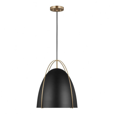 Norman 1 Light Medium Pendant 19.13 Inch Tall by Visual Comfort Studio - 6651701