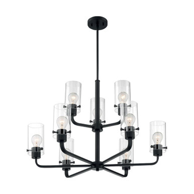 Sommerset 9 Light Large Chandelier by Nuvo - 60-717-9C