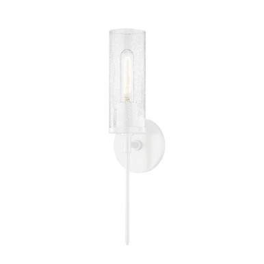 Olivia 1 Light Wall Sconce 17.5 Inch Tall by Mitzi H220101-SWH - H220101-SWH