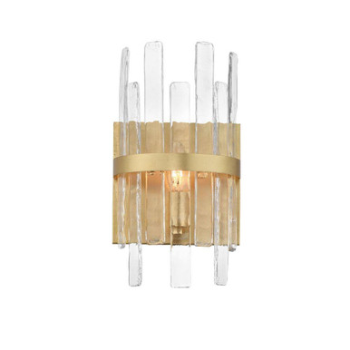 Warren 1 Light Wall Sconce 11.5 Inch Tall and 7 Inch Wide by Maxim - 21839AGGL