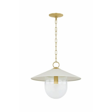 Ressi 1 Light Large Pendant 15 Inch Tall by Mitzi - H926701S-AGB/SCR