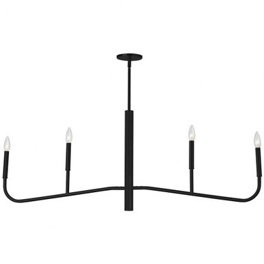 Eleanor 4 Light Oversized Chandelier by Dainolite ELN-484HC - ELN-484HC