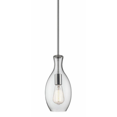 Lagynos 1 Light Medium Pendant by Matteo - C47111CL