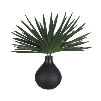Axis Palm Accent Vase 14 Inch Tall and 14 Inch Wide by Uttermost - 60259