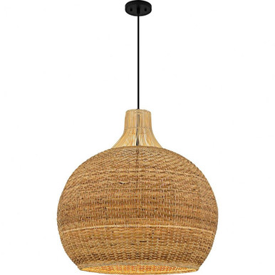 Sycamore 4 Light Pendant 28.75 Inch Tall and 28 Inch Wide by Quoizel - QP6796MBK