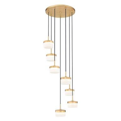 Renaud 18W 7 LED Chandelier 5 Inch Tall and 21 Inch Wide by Z Lite - 827P6-7R