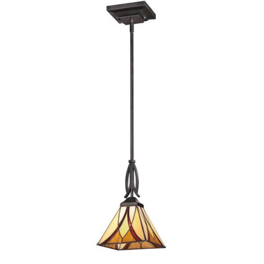Asheville 1 Light Small Pendant by Quoizel - TFAS1507VA