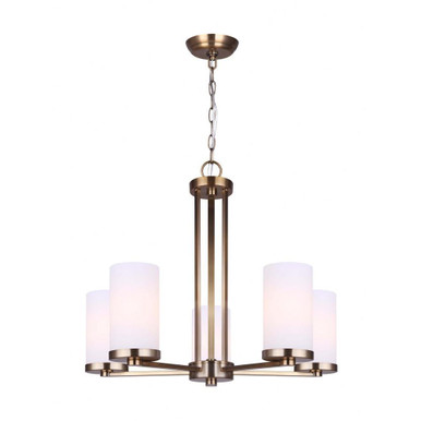 River 5 Light Medium Chandelier by Canarm - ICH578A05GD