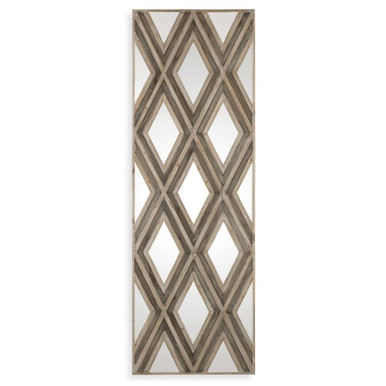Tahira 72 Inch Geometric Argyle Pattern Wall Mirror by Uttermost - 04116