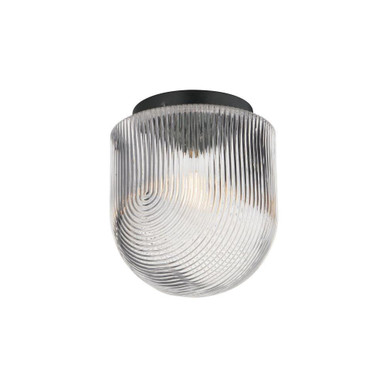 Chateau 1 Light Flush Mount 10.75 Inch Tall and 9 Inch Wide by Maxim - 15120CRBK