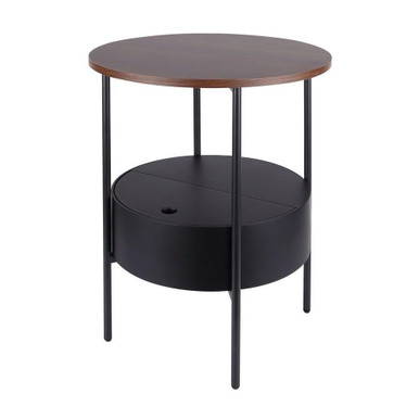 Hutton Side Table 21.63 Inch Tall and 18.88 Inch Wide by Canarm - 203494-04TZ