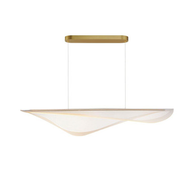 Manta 44W 1 LED Small Linear Pendant by ET2 - E24714-144GLD