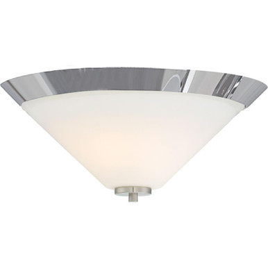 Nome 2 Light 16.88 Inch Wide Flush Mount by Nuvo - 60-652N2L
