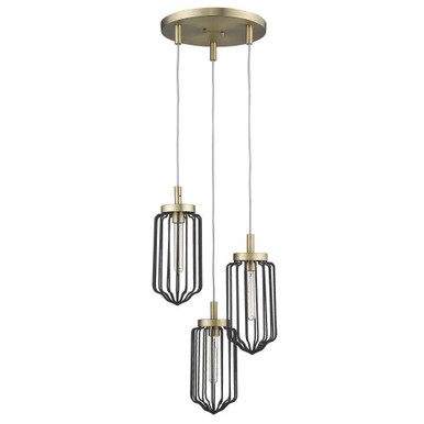 Reece 3 Light Small Chandelier by Acclaim - IN31501AB