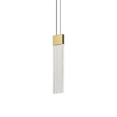 V Panels 5.2W 1 LED Pendant 11.75 Inch Tall and 2.25 Inch Wide by Sonneman - 3091