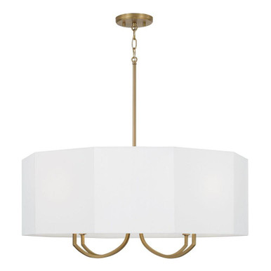 Adrian 4 Light Chandelier 13.5 Inch Tall and 29.5 Inch Wide by Capital - 459541AD