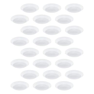 Disc 15W 1 LED Flush Mount (Pack of 24) 7.5 Inch by WAC Limited - FM-306-9CS-WT-24