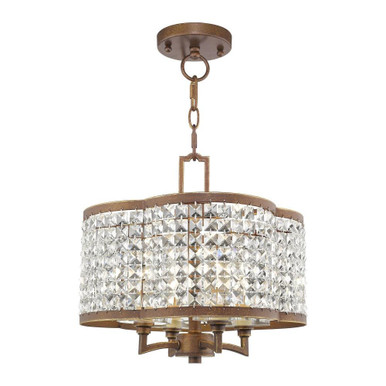 Grammercy 4 Light Small Chandelier by Livex - 50574