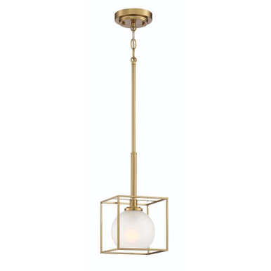 Cowen 1 Light Small Pendant by Designers Fountain - 94530-bg