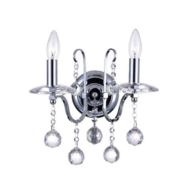 Valentina 2 Light Wall Sconce by CWI - 5507W12C-2