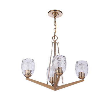 Guiding Star 4 Light Medium Chandelier by Craftmade - 57324-SB