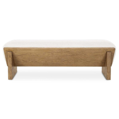 Wedged Bench 17 Inch Tall and 59 Inch Wide by Uttermost - 23806
