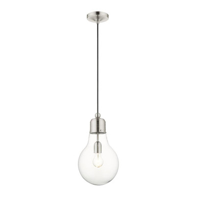 Pendant 1 Light Small Pendant 17 Inch Tall by Livex - 49092-91