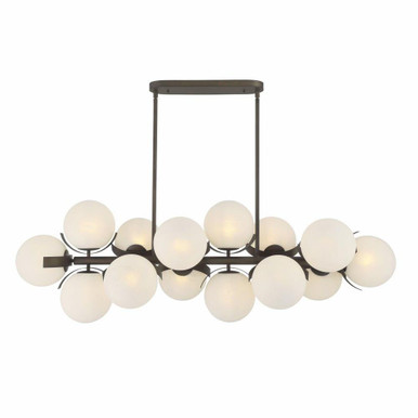 Vino 14 Light Chandelier 18.75 Inch X 17.5 Inch Wide by Minka Metropolitan - N2087-860