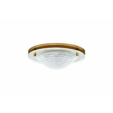 Halston 12W 1 LED 14 Inch Wide Flush Mount by Troy - C2714-PBR