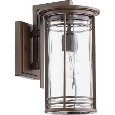 Larson 1 Light Outdoor Wall Lantern 13.5 Inch Tall by Quorum - 7916-7-186