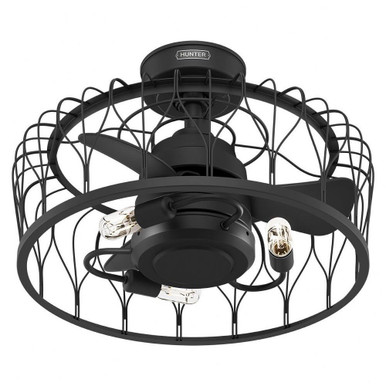 Rotonda 3 Blade Ceiling Fan with Light Kit 36 Inches Wide by Hunter Fans - 52969