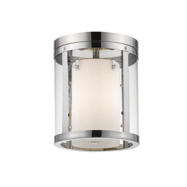 Willow 3 Light 9 Inch Wide Metropolitan Flush Mount by Z-Lite - 426F-CH