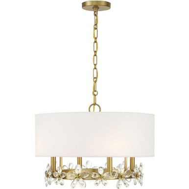 Dahlia 4 Light Large Pendant by Savoy House - 7-4366-4-322